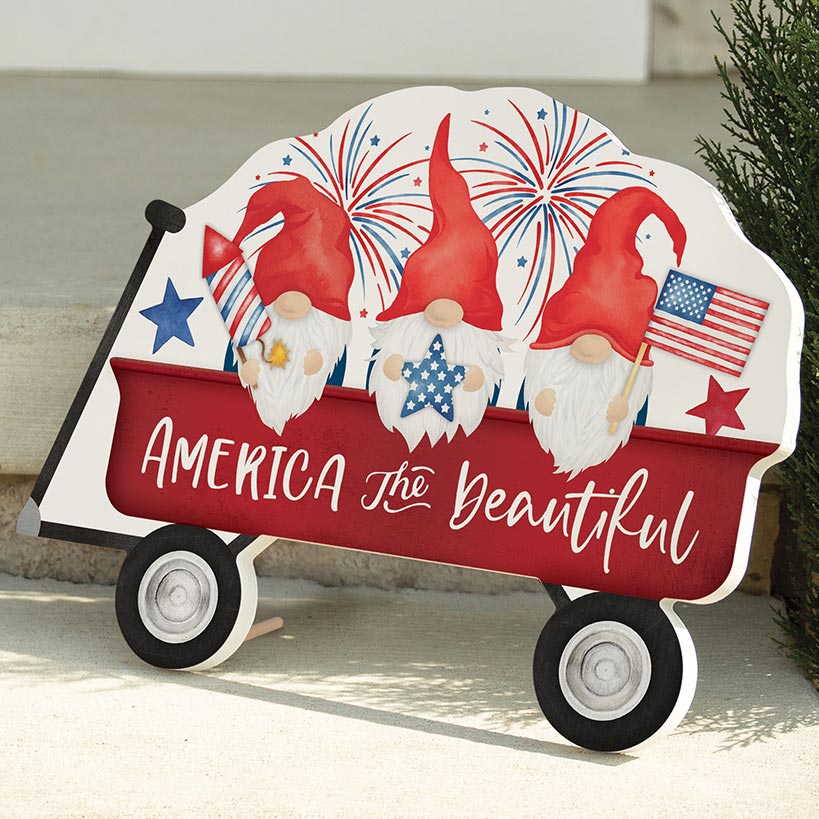 Americana Shape Porch Sign#select-sign_gnome-wagon