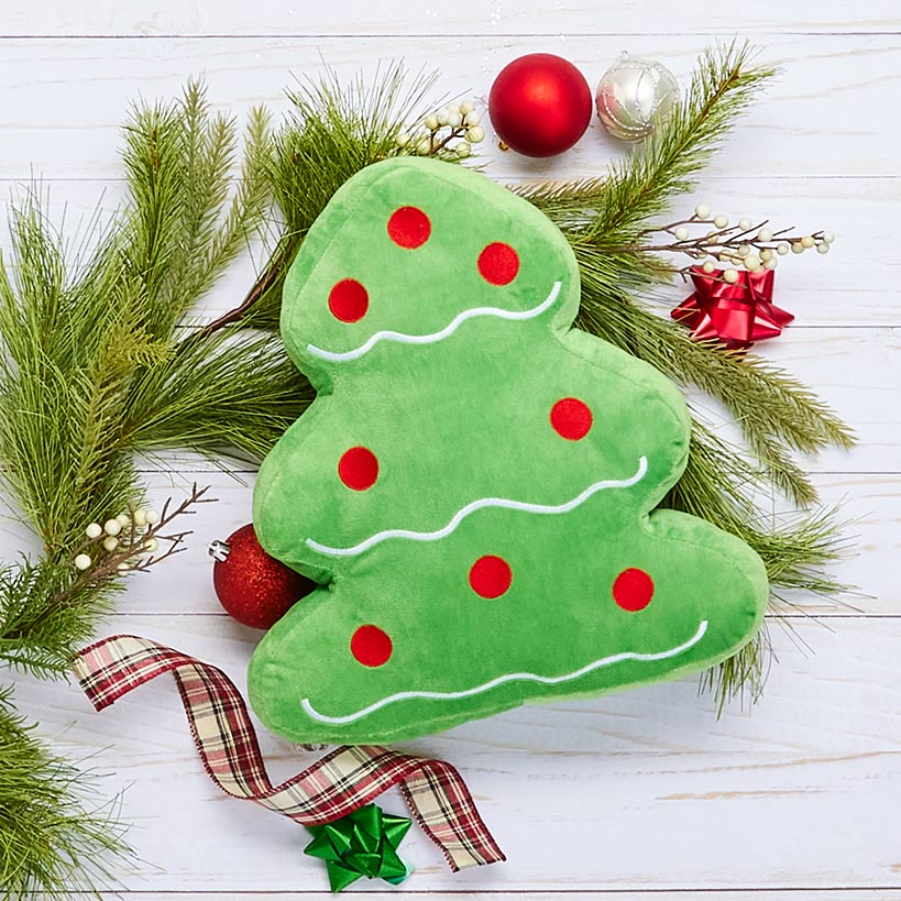 Holiday Character Shaped Decorative Pillow#select-pillow_christmas-tree