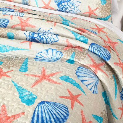 Shell Shore Quilted Sham