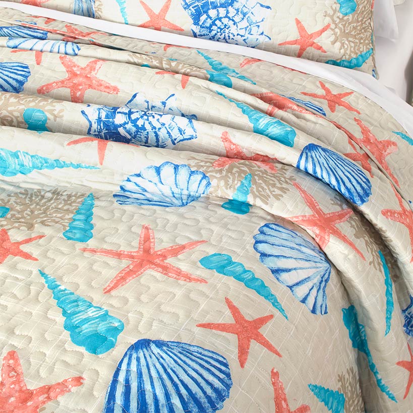 Shell Shore Quilted Sham