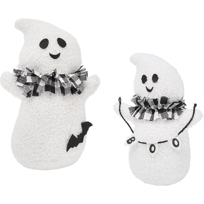 Ghost Plush Sherpa Tabletop Decor 2 Piece Set