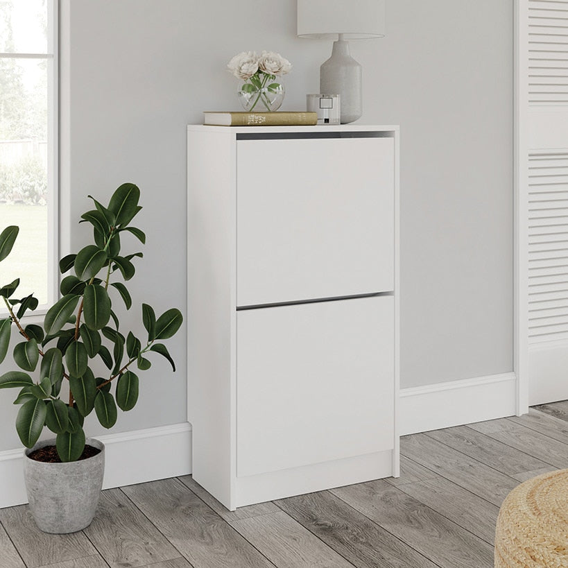 Shoe Storage Cabinet with Compartments