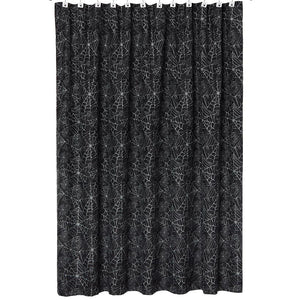 Halloween Bathroom Spider Themed Memory Foam Rug or Shower Curtain