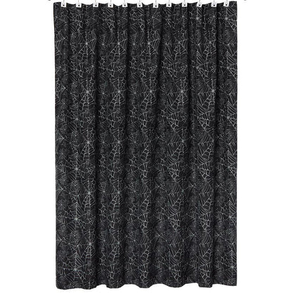 Halloween Bathroom Spider Themed Memory Foam Rug or Shower Curtain