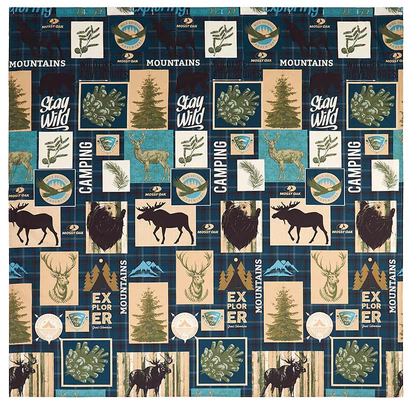 Mossy Oak Never Stop Exploring Shower Curtain or Hooks#select-item_shower-curtain