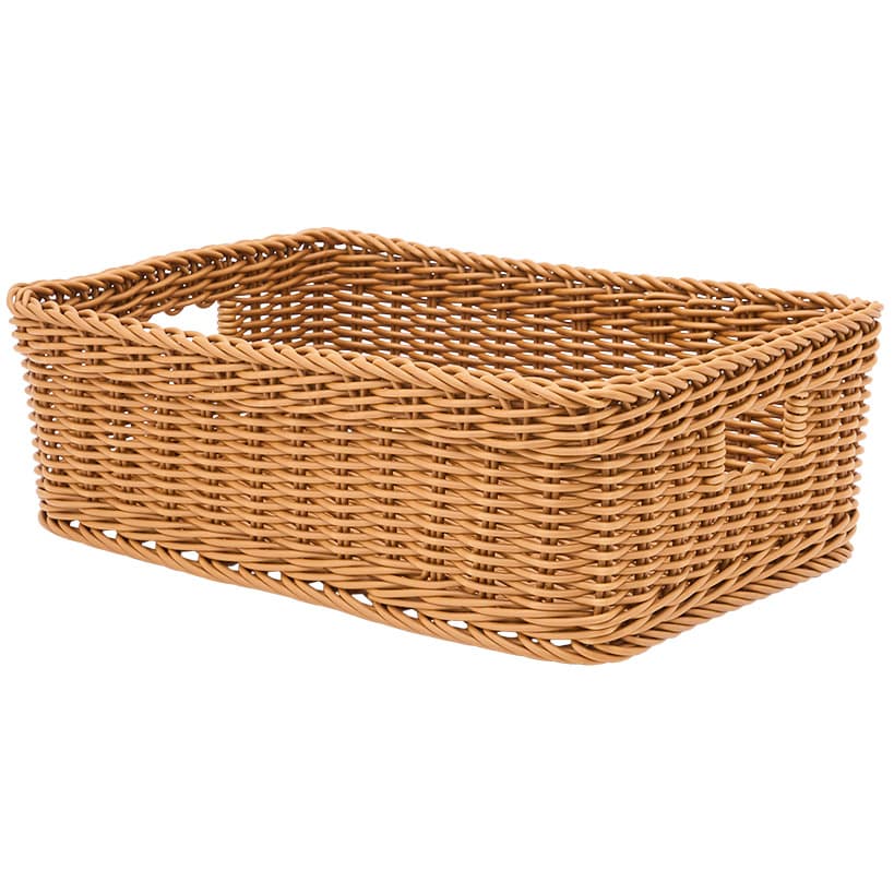 Sienna Shallow Woven Baskets