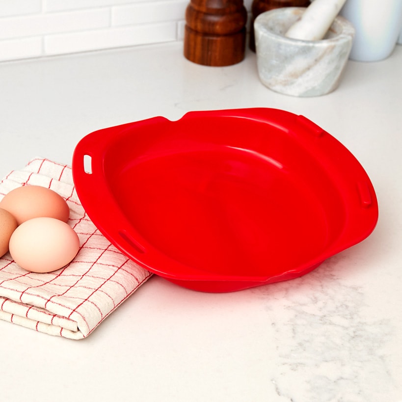 Silicone Egg Omelet Maker Red