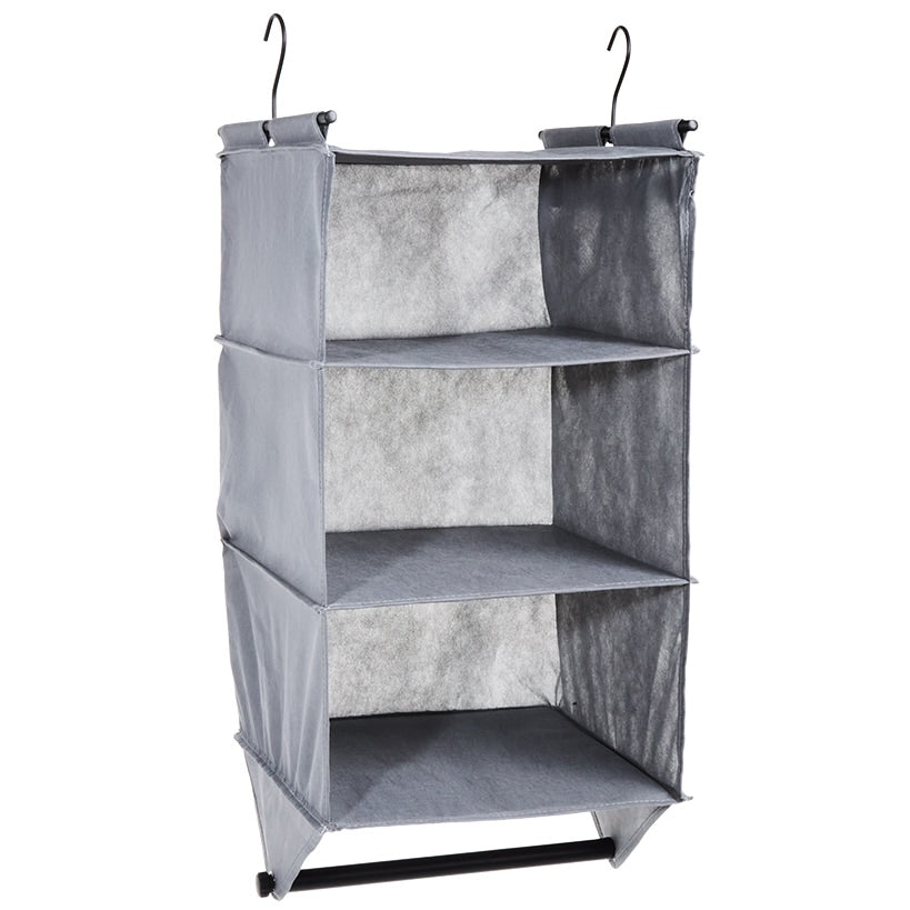 Closet Organizer with Hanging Bar for Clothes