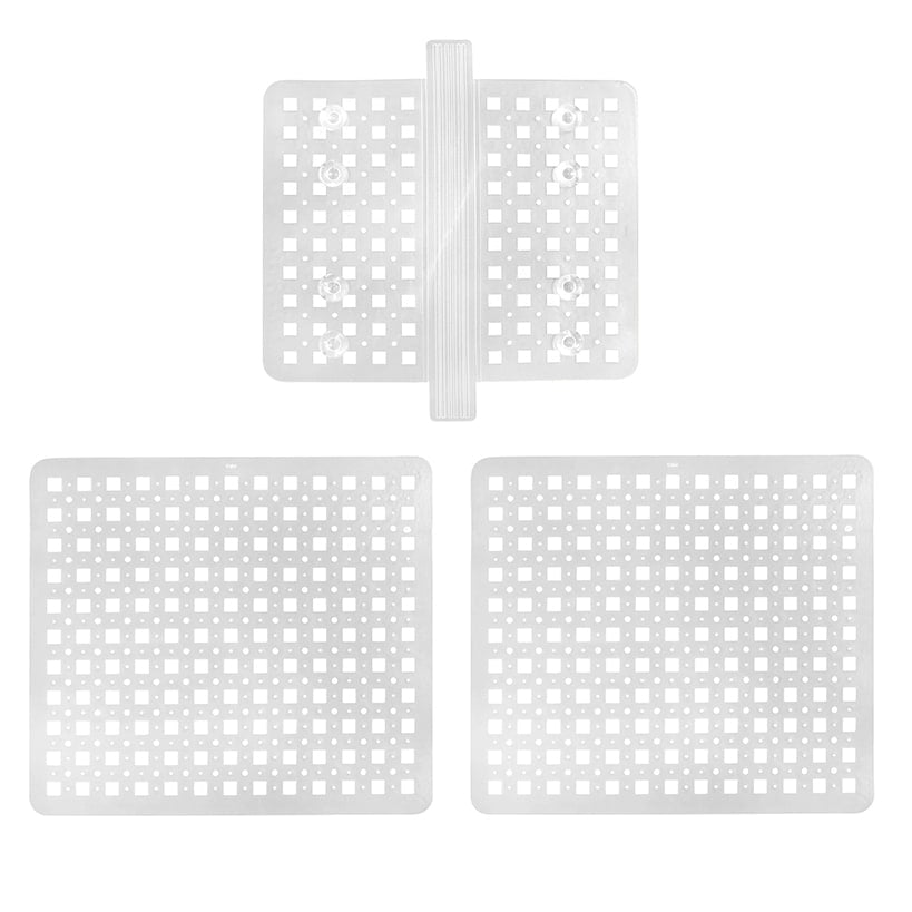 Sink Mat Drain Pad Protector Non Slip Set of 2