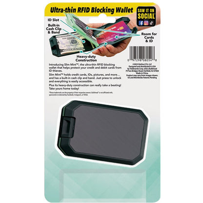 Slim Mint™ Wallet - Secure, Compact, and RFID-Blocking Design