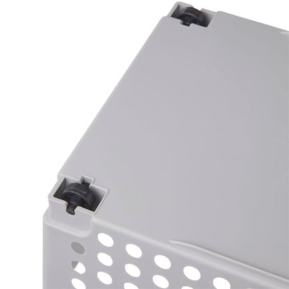 Countertop Plastic Storage Basket with Wheels