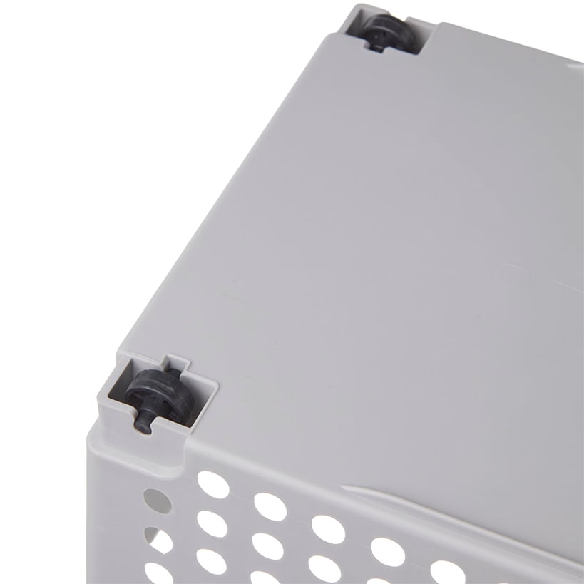 Countertop Plastic Storage Basket with Wheels