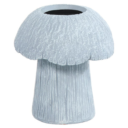 Mushroom Planter Gray Large Medium or Small Garden