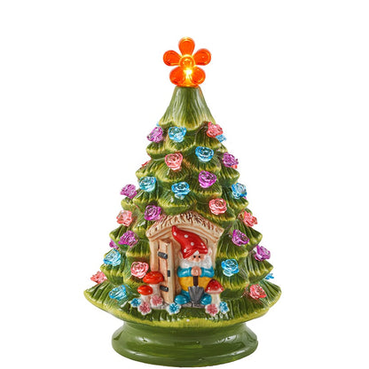 Lighted Novelty Retro Trees