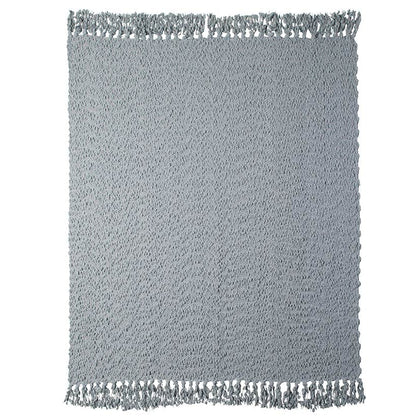 Snow Flocked Chenille Throw