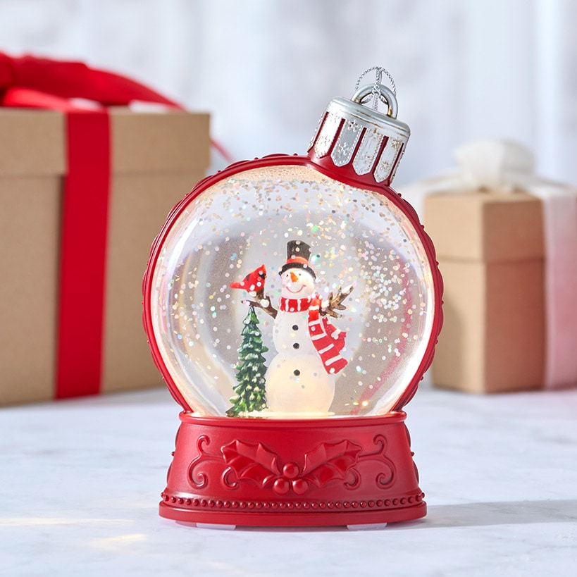 Christmas Snow Globe Ornament With LED Light#select-item_snowman