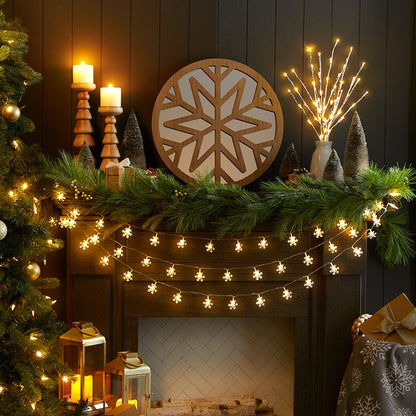 Snowflake String Lights