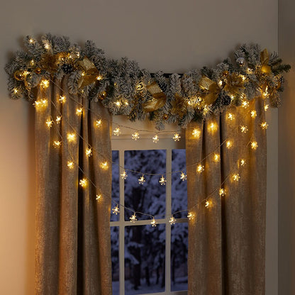 Snowflake String Lights