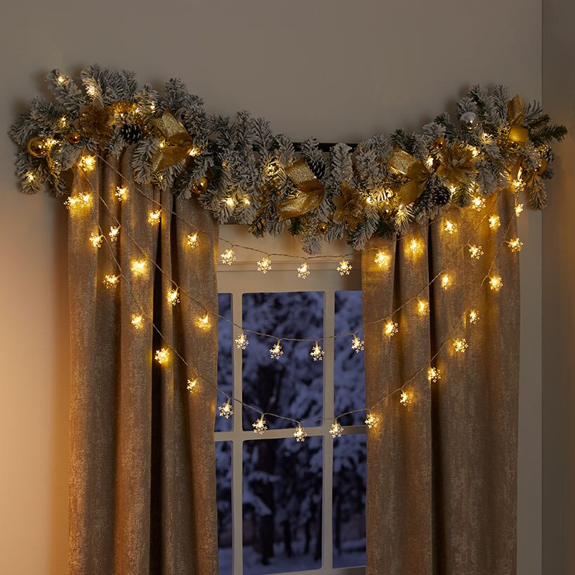 Snowflake String Lights
