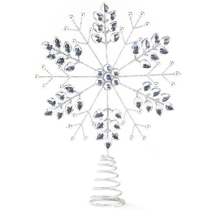 Nordic Christmas Snowflake Tree Topper