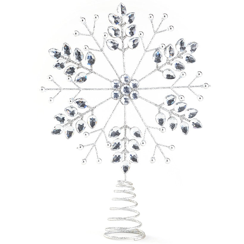 Nordic Christmas Snowflake Tree Topper