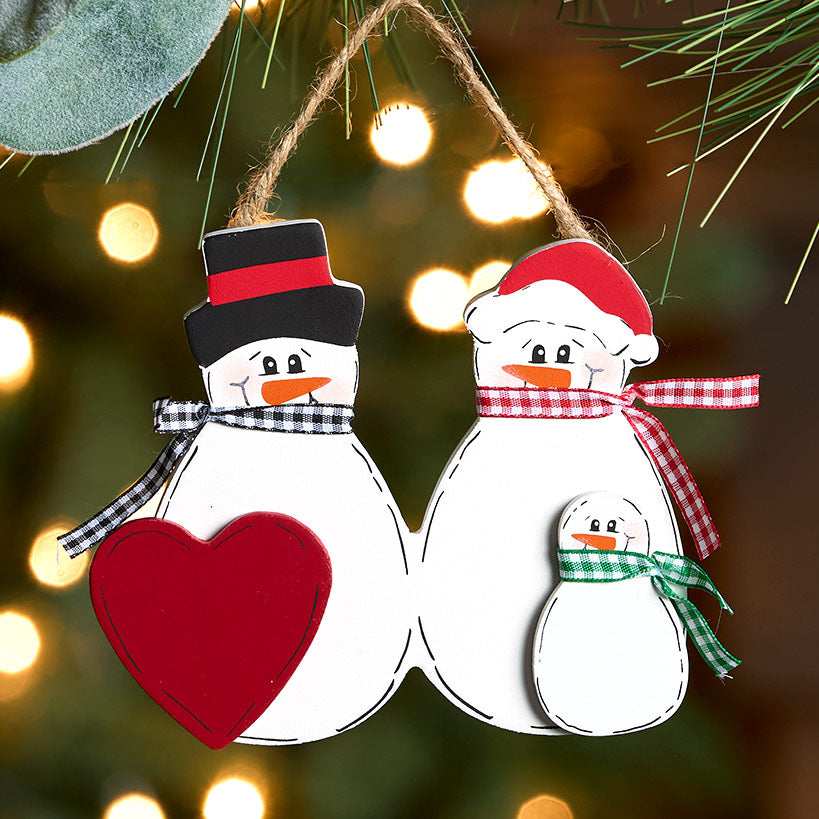 Christmas Personalized Snowman Family Ornaments#select-ornament_1-kid