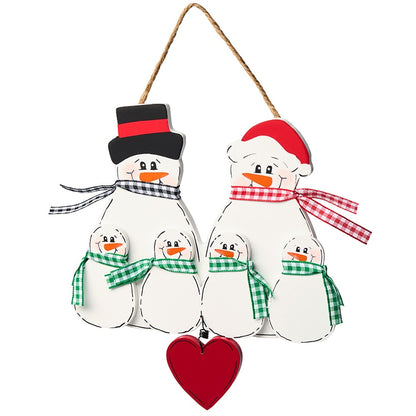 Christmas Personalized Snowman Family Ornaments