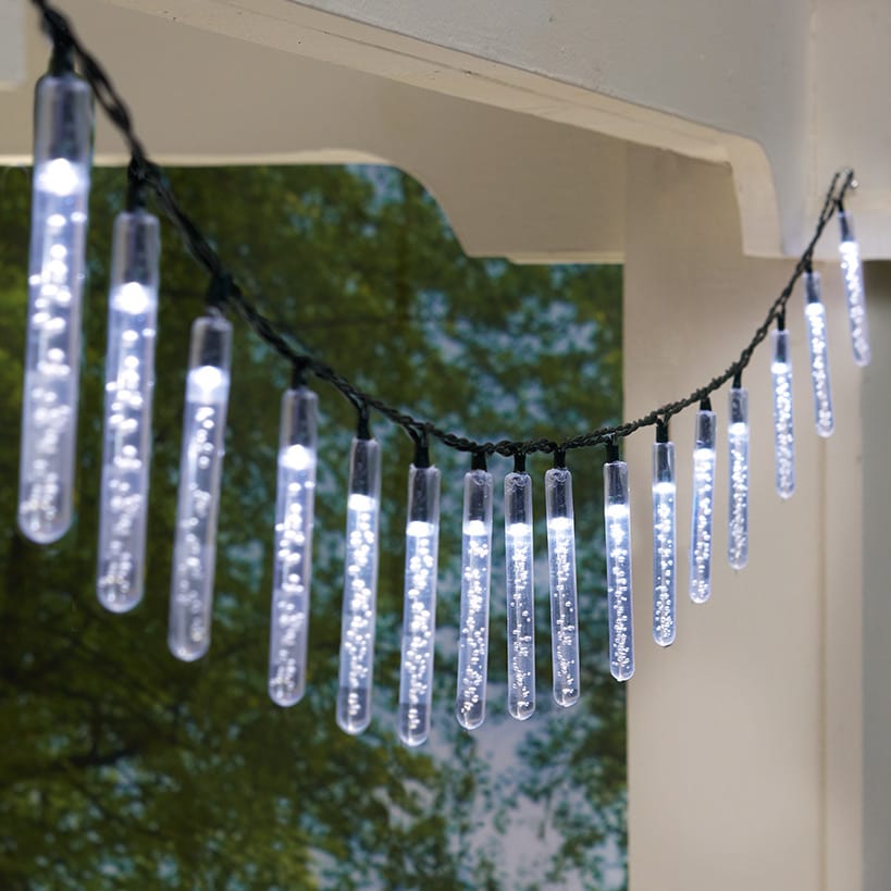 Solar Bubble String Lights