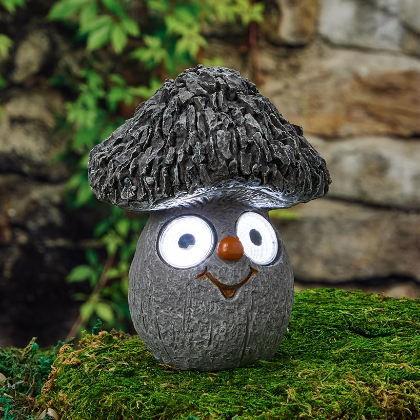 Mushroom or Snail Solar Eyed Garden Statues#select-statue_mushroom