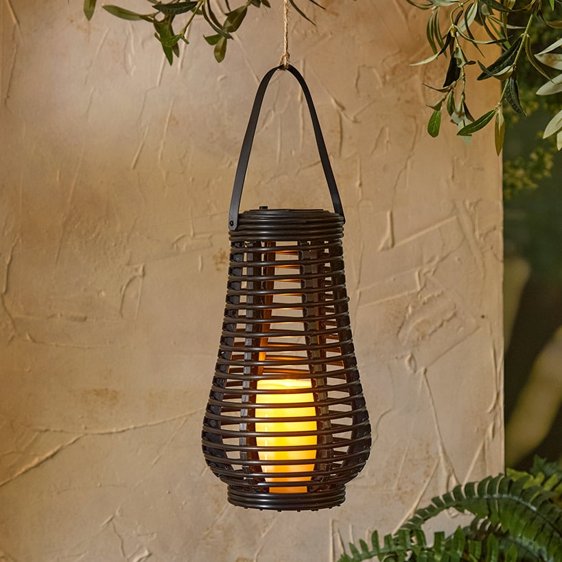 Solar Flickering Lantern - Hang Or Stand