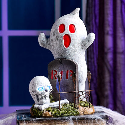 Solar Ghost and Skull Statue