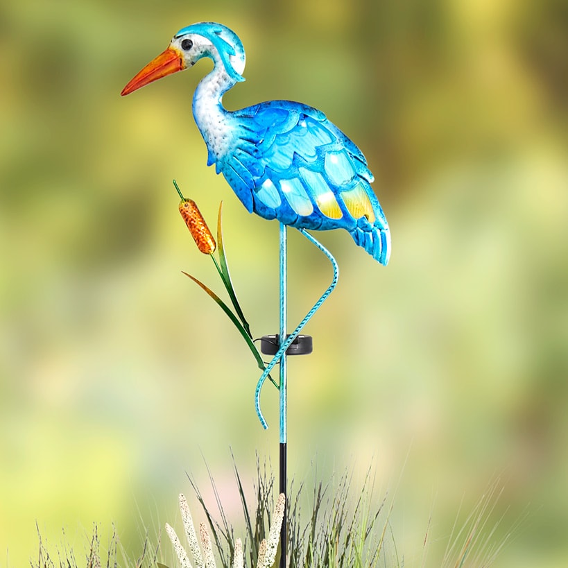 Solar Bird Garden Stake#select-stake_crane