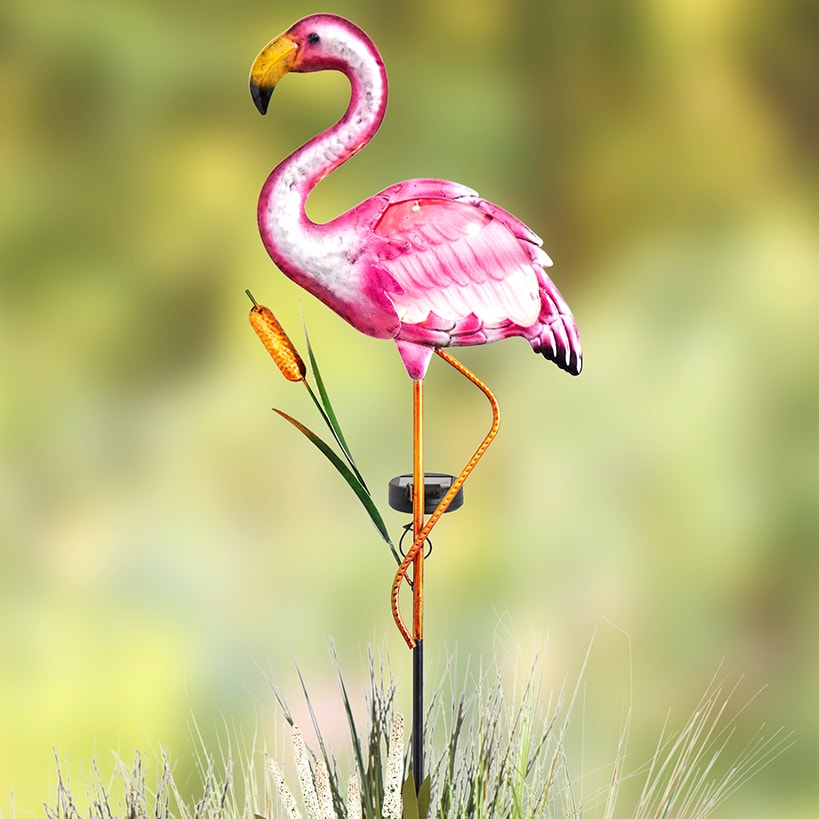 Solar Bird Garden Stake#select-stake_flamingo
