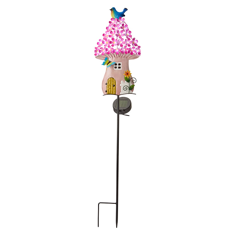 Solar Fairy Cottage House Garden Stake