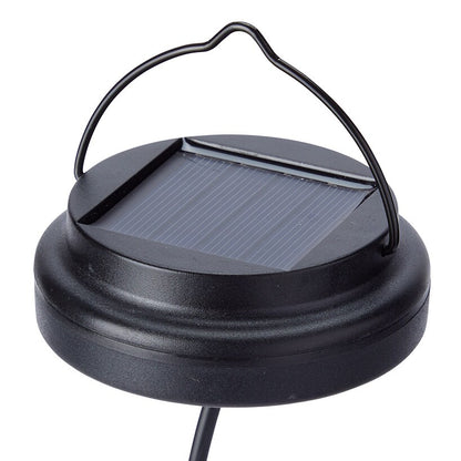 Solar-Powered Small Rattan Pendant – Natural and Brown