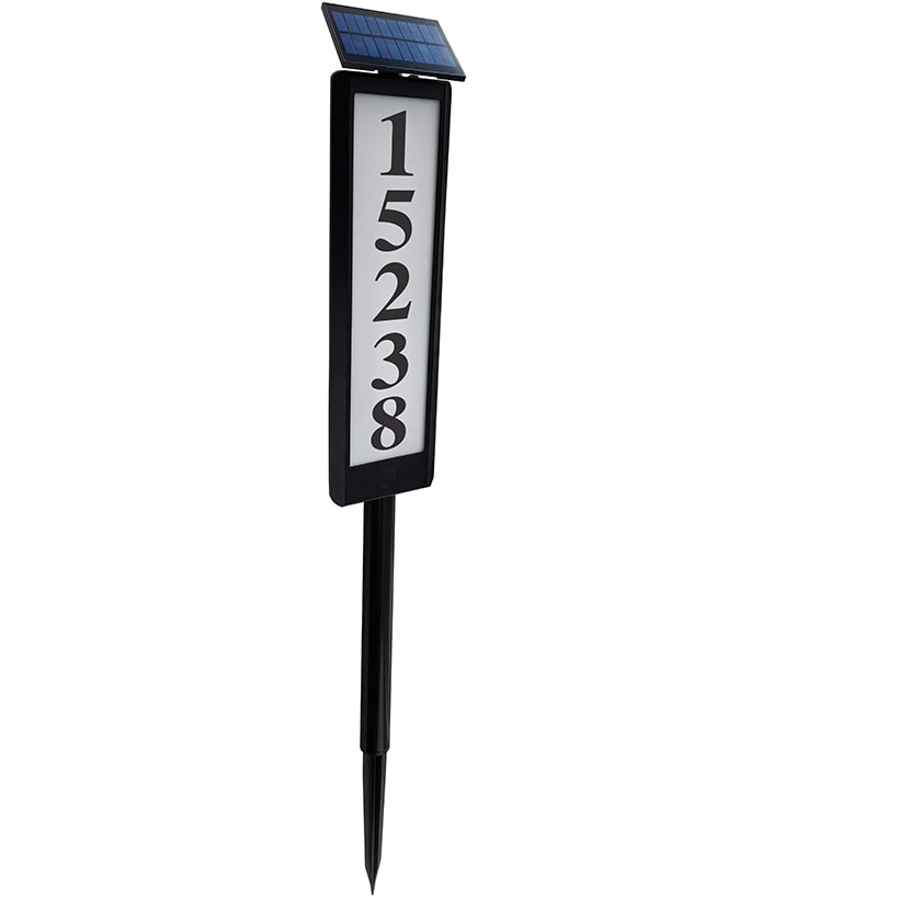 Sensor Brite® Solar Powered, Adjustable, House Address LED Light