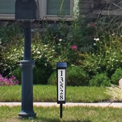Sensor Brite® Solar Powered, Adjustable, House Address LED Light