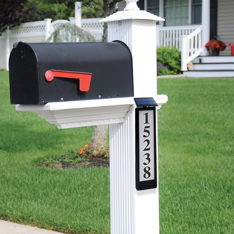 Sensor Brite® Solar Powered, Adjustable, House Address LED Light