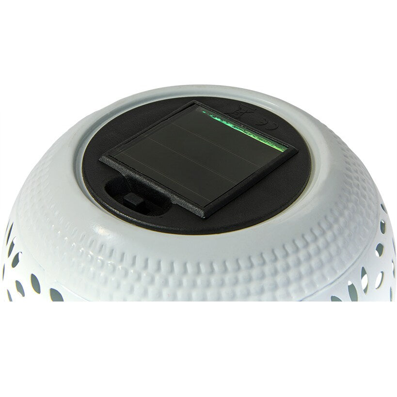 Solar Cutout Shadow Cast Round Table Lanterns#select-color_white