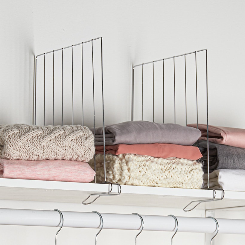 Sets of 2 Shelf Dividers