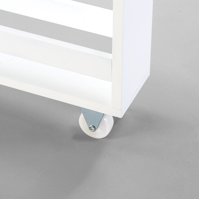 Hidden Spice Rack - Storage on Wheels for In Between Fridge & Counter#select-color_white