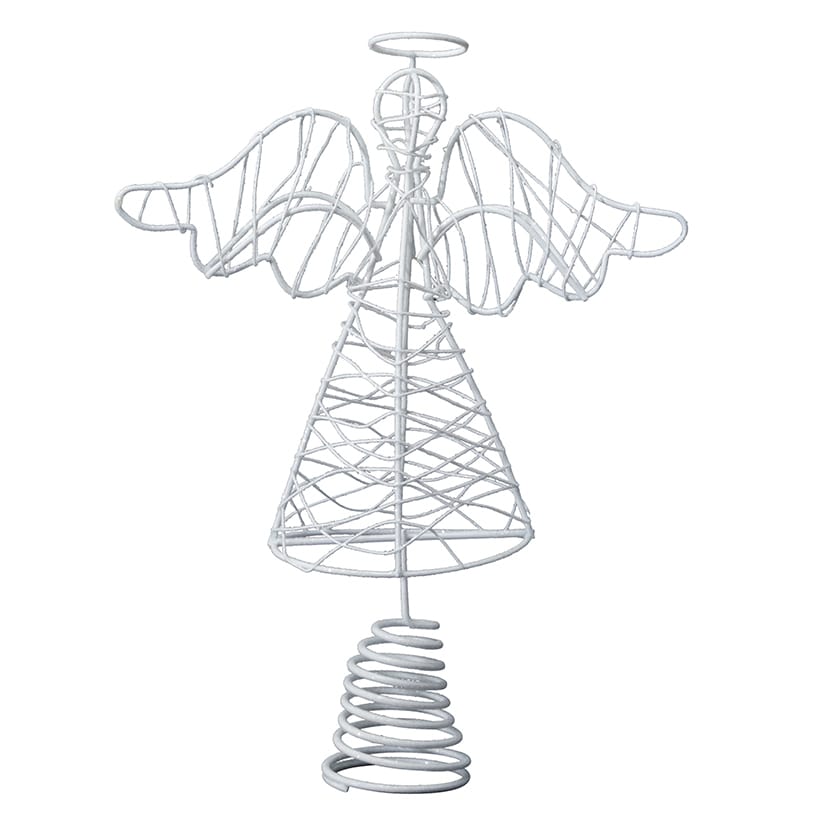 White Angel Tree Topper