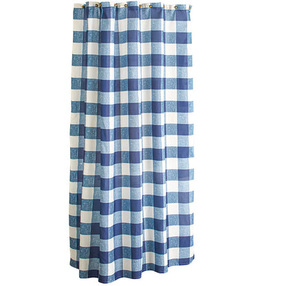 Buffalo Check Blue Valance
