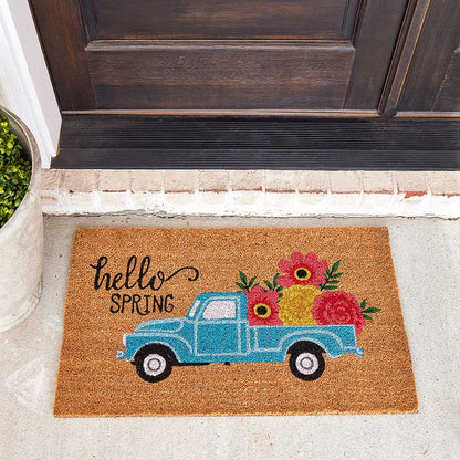 Spring Garden Outdoor Coir Doormat 30" x 18"