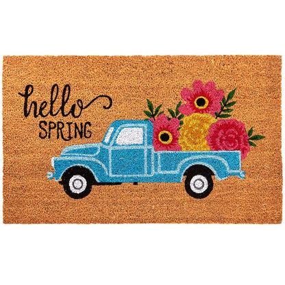 Spring Garden Outdoor Coir Doormat 30" x 18"