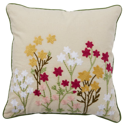 Spring Floral Accent Pillow