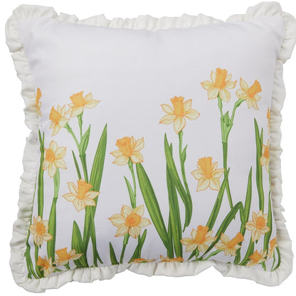 Spring Floral Accent Pillow