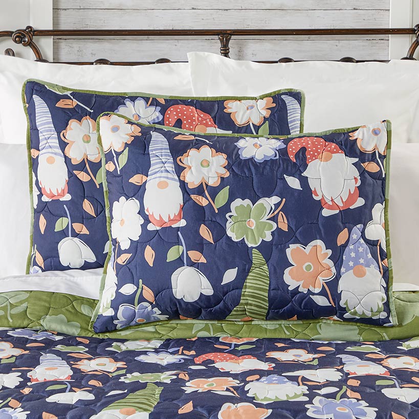 Spring Gnome Quilt Ensemble