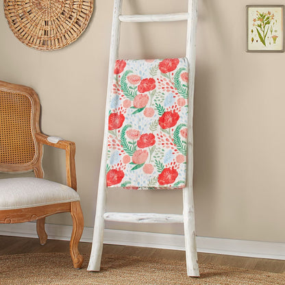 Spring Plush Printed Throws