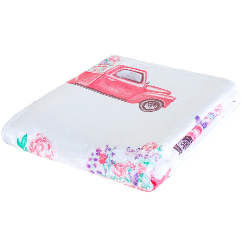 Spring Truck 50"x60" Fleece Plush Throw